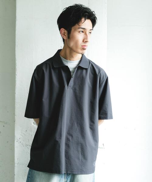 MARMOT（マーモット）の「『別注』Marmot×DOORS　DOT AIR POLO SHIRTS（ポロシャツ・メンズ・スミクロ/カーキ/ブルー・LARGE/X-LARGE/MEDIUM）」の21枚目の写真
