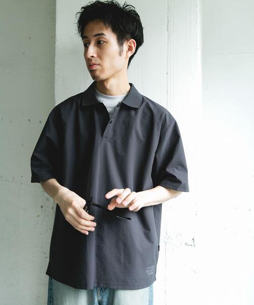 MARMOT（マーモット）の「『別注』Marmot×DOORS　DOT AIR POLO SHIRTS（ポロシャツ・メンズ・スミクロ/カーキ/ブルー・LARGE/X-LARGE/MEDIUM）」の22枚目の写真
