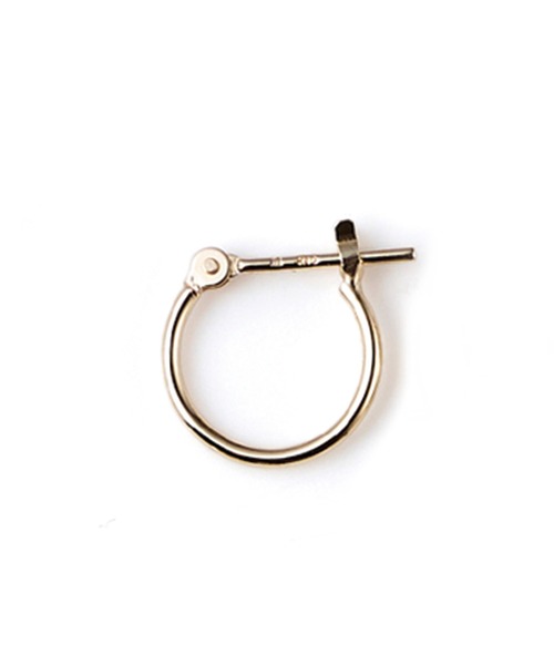 Irise coffret（イリスコフレ）の「［BASIC］K10YG スモール フープピアス｜Small Hoop Pierced earrings（ピアス（両耳用）・レディース・ゴールド・ONE SIZE）」の2枚目の写真