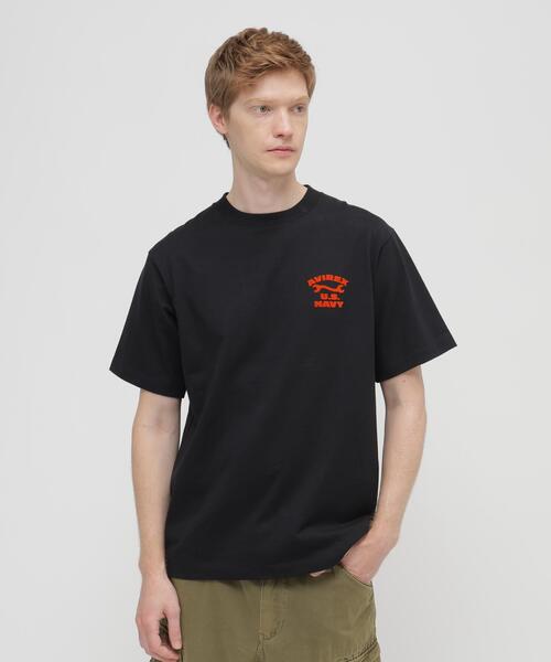 AVIREX(アヴィレックス)の「U.S. NAVY TOMCAT FLOCKY T-SHIRT / トムキャット フロッキープリント 半袖Tシャツ / AVIREX / アヴィレックス(Tシャツ/カットソー・メンズ・ネイビー/ホワイト/ブラック・X-LARGE/XX-LARGE/LARGE/MEDIUM)」の7枚目の写真
