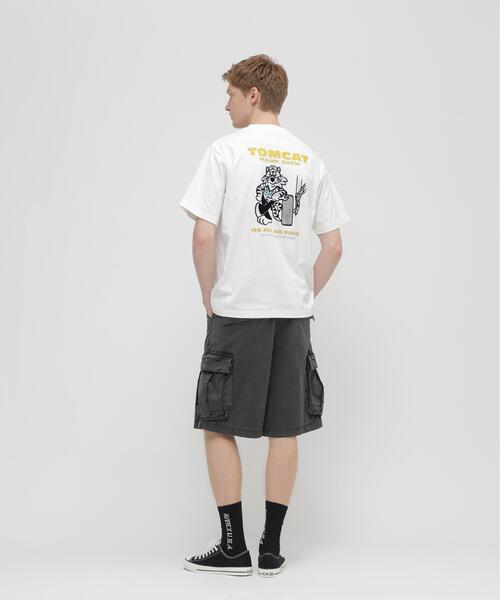 AVIREX(アヴィレックス)の「U.S. NAVY TOMCAT FLOCKY T-SHIRT / トムキャット フロッキープリント 半袖Tシャツ / AVIREX / アヴィレックス(Tシャツ/カットソー・メンズ・ネイビー/ホワイト/ブラック・X-LARGE/XX-LARGE/LARGE/MEDIUM)」の15枚目の写真