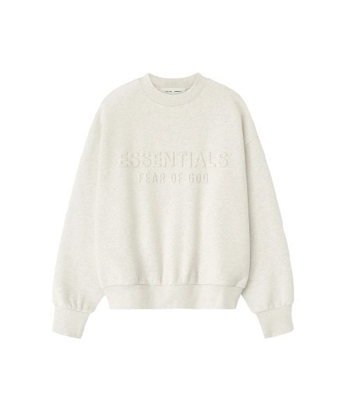 FOG ESSENTIALS(エフオージーエッセンシャルズ)の「フィア オブ ゴッド エッセンシャルズ 【Fear of God ESSENTIALS】 - クルーネック スウエット【ESSENTIALS Classic Crewneck Sweatshirt 192HO256552F】(スウェット・メンズ・オートミール・L/M/S/XL)」の1枚目の写真