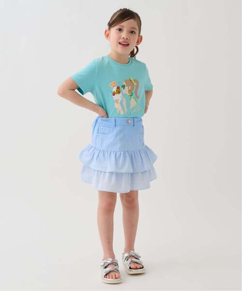 kate spade new york kids（ケイトスペードニューヨーク）の「オレンジアイスクリームTシャツ（Tシャツ/カットソー・キッズ・オフホワイト/エメラルド/スモークピンク・160cm/130cm/150cm/120cm/140cm）」の13枚目の写真