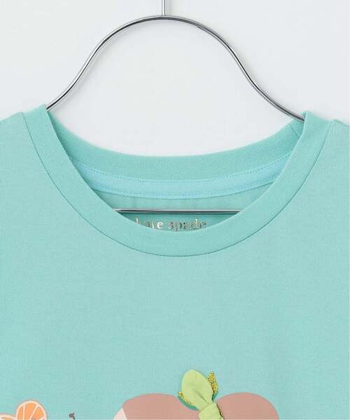 kate spade new york kids（ケイトスペードニューヨーク）の「オレンジアイスクリームTシャツ（Tシャツ/カットソー・キッズ・オフホワイト/エメラルド/スモークピンク・160cm/130cm/150cm/120cm/140cm）」の7枚目の写真