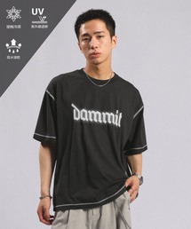 RAGEBLUE | <接触冷感/吸水速乾>発泡プリントTシャツ(Tシャツ/カットソー)