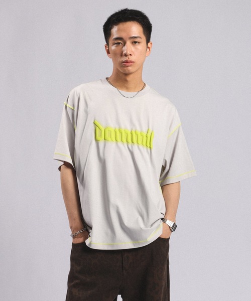 RAGEBLUE(レイジブルー)の「<接触冷感/吸水速乾>発泡プリントTシャツ(Tシャツ/カットソー・メンズ・ブラック/ライトグレー/ホワイト・MEDIUM/LARGE)」の9枚目の写真
