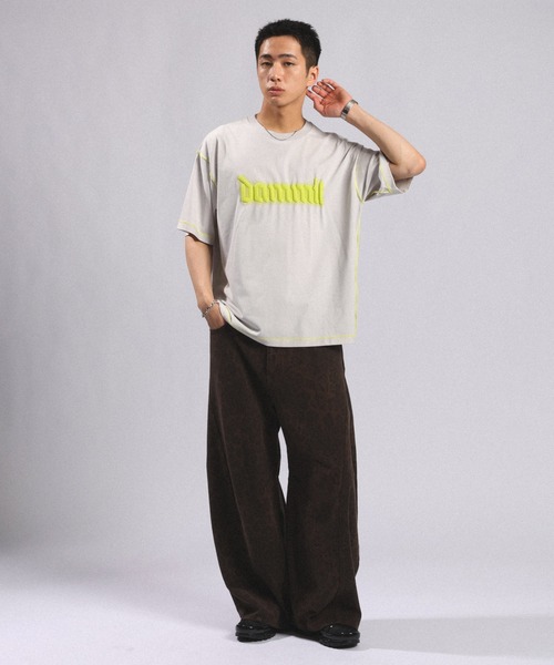 RAGEBLUE(レイジブルー)の「<接触冷感/吸水速乾>発泡プリントTシャツ(Tシャツ/カットソー・メンズ・ブラック/ライトグレー/ホワイト・MEDIUM/LARGE)」の15枚目の写真