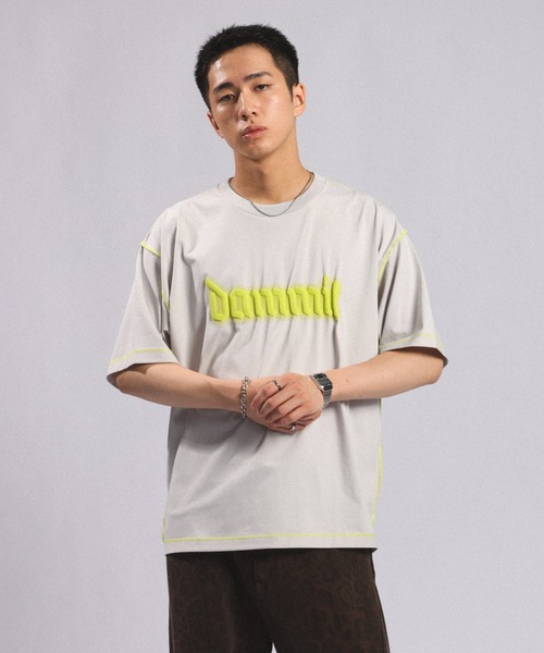RAGEBLUE(レイジブルー)の「<接触冷感/吸水速乾>発泡プリントTシャツ(Tシャツ/カットソー・メンズ・ブラック/ライトグレー/ホワイト・MEDIUM/LARGE)」の19枚目の写真