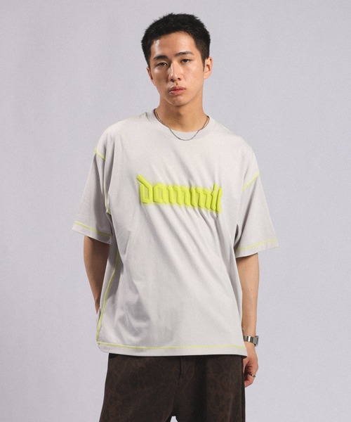RAGEBLUE(レイジブルー)の「<接触冷感/吸水速乾>発泡プリントTシャツ(Tシャツ/カットソー・メンズ・ブラック/ライトグレー/ホワイト・MEDIUM/LARGE)」の8枚目の写真