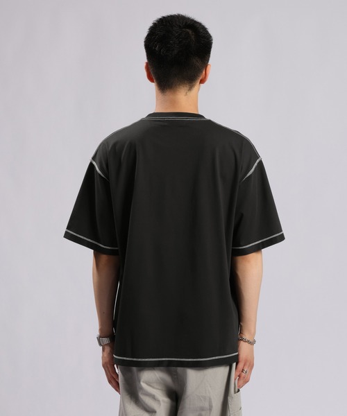 RAGEBLUE(レイジブルー)の「<接触冷感/吸水速乾>発泡プリントTシャツ(Tシャツ/カットソー・メンズ・ブラック/ライトグレー/ホワイト・MEDIUM/LARGE)」の11枚目の写真