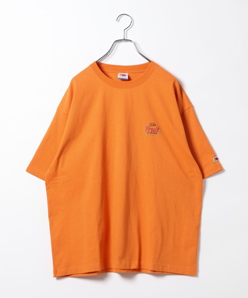 FRUIT OF THE LOOM(フルーツオブザルーム)の「【FRUIT OF THE LOOM / BAYFLOW】バックプリントTシャツ(Tシャツ/カットソー・メンズ・オフホワイト/ブラック/オレンジ・MEDIUM/LARGE)」の4枚目の写真