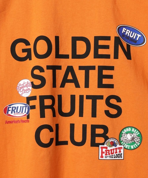 FRUIT OF THE LOOM(フルーツオブザルーム)の「【FRUIT OF THE LOOM / BAYFLOW】バックプリントTシャツ(Tシャツ/カットソー・メンズ・オフホワイト/ブラック/オレンジ・MEDIUM/LARGE)」の7枚目の写真