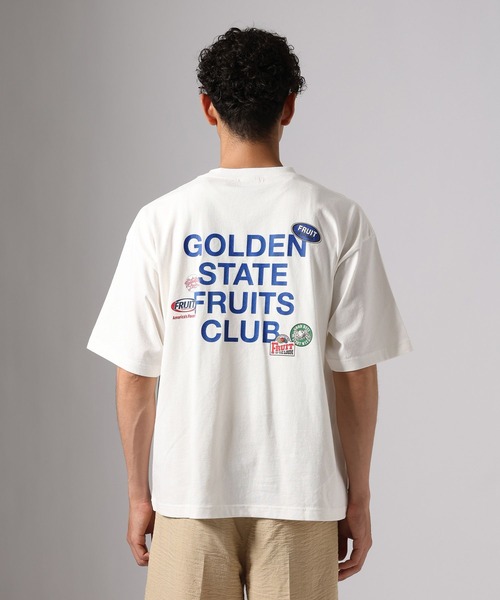 FRUIT OF THE LOOM(フルーツオブザルーム)の「【FRUIT OF THE LOOM / BAYFLOW】バックプリントTシャツ(Tシャツ/カットソー・メンズ・オフホワイト/ブラック/オレンジ・MEDIUM/LARGE)」の10枚目の写真