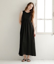 Bumpy Satin Cut Mix Dress