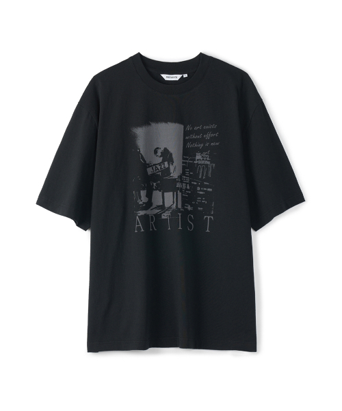 PARTIMENTO(パルティメント)の「アーティストTシャツブラック(Tシャツ/カットソー・メンズ・その他・LARGE/MEDIUM)」の1枚目の写真