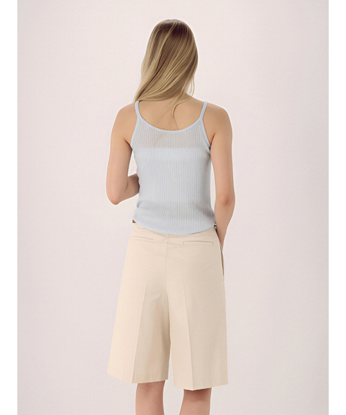 ACUD(アクド)の「Linen Rib Sleeveless Knit _MT.Blue(Tシャツ/カットソー・レディース・ライトブルー・FREE)」の4枚目の写真
