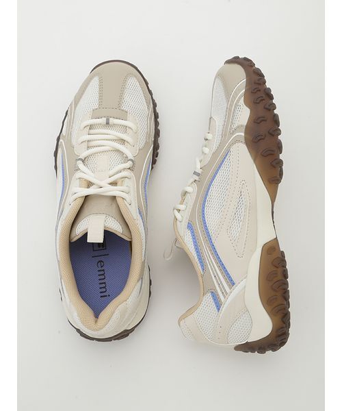 FILA（フィラ）の「【emmi×FILA】ECHAPPE MS×emmi（スニーカー・レディース・ライトグレー・25.5/25/24.5/24/23.5/23）」の10枚目の写真