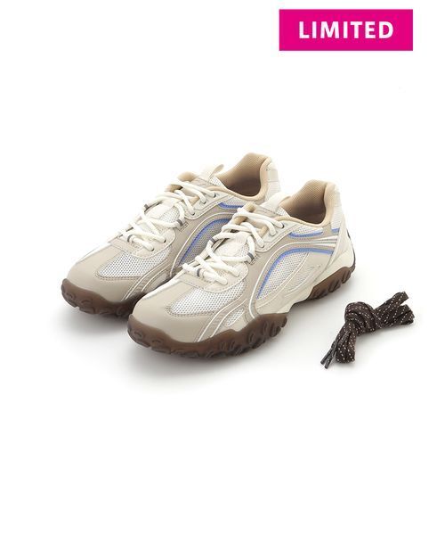 FILA（フィラ）の「【emmi×FILA】ECHAPPE MS×emmi（スニーカー・レディース・ライトグレー・25.5/25/24.5/24/23.5/23）」の6枚目の写真