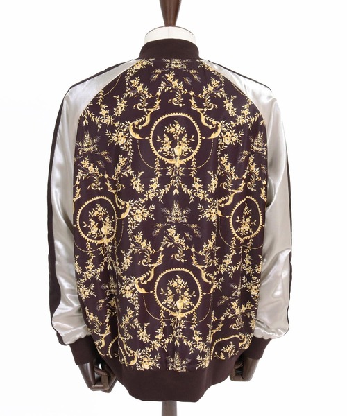 Jih Nunc（ジーヌンク）の「mj11700- フローラルプリントスカジャン(JIH-R1192)（スカジャン・メンズ・パープル/ブラック・L/M/S）」の18枚目の写真
