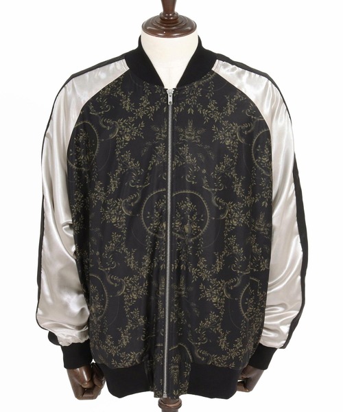 Jih Nunc（ジーヌンク）の「mj11700- フローラルプリントスカジャン(JIH-R1192)（スカジャン・メンズ・パープル/ブラック・L/M/S）」の21枚目の写真