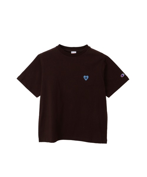 Champion(チャンピオン)の「【Champion/チャンピオン】レディース ショートスリーブTシャツ(Tシャツ/カットソー・レディース・ダークブラウン/ブラック系その他/ホワイト/ブルー系その他3・MEDIUM/LARGE)」の4枚目の写真