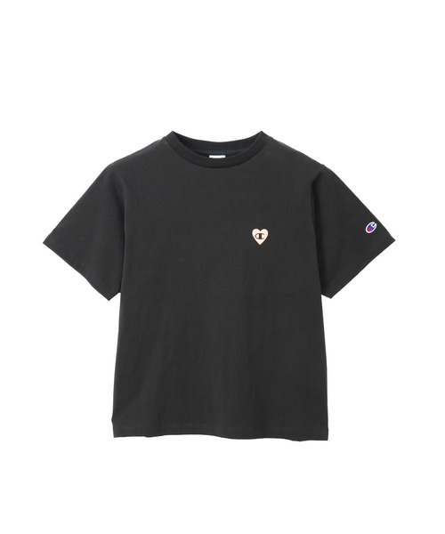 Champion(チャンピオン)の「【Champion/チャンピオン】レディース ショートスリーブTシャツ(Tシャツ/カットソー・レディース・ダークブラウン/ブラック系その他/ホワイト/ブルー系その他3・MEDIUM/LARGE)」の3枚目の写真