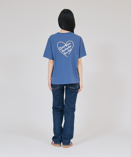 Champion(チャンピオン)の「【Champion/チャンピオン】レディース ショートスリーブTシャツ(Tシャツ/カットソー・レディース・ダークブラウン/ブラック系その他/ホワイト/ブルー系その他3・MEDIUM/LARGE)」の7枚目の写真