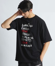 LANVIN en Bleu | “CIRQUE D’ HIVER" ハンドライティングロゴ Tシャツ(Tシャツ/カットソー)