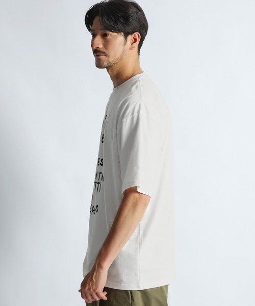 LANVIN en Bleu(ランバンオンブルー)の「“CIRQUE D’ HIVER" ハンドライティングロゴ Tシャツ(Tシャツ/カットソー・メンズ・ホワイト/ブラック・52/50/48/46)」の7枚目の写真