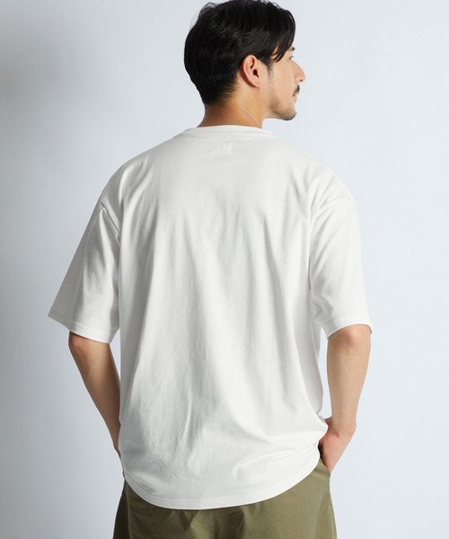 LANVIN en Bleu(ランバンオンブルー)の「“CIRQUE D’ HIVER" ハンドライティングロゴ Tシャツ(Tシャツ/カットソー・メンズ・ホワイト/ブラック・52/50/48/46)」の8枚目の写真
