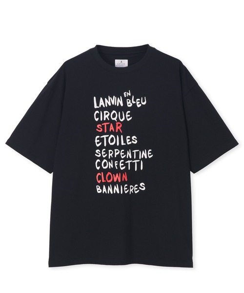 LANVIN en Bleu(ランバンオンブルー)の「“CIRQUE D’ HIVER" ハンドライティングロゴ Tシャツ(Tシャツ/カットソー・メンズ・ホワイト/ブラック・52/50/48/46)」の10枚目の写真