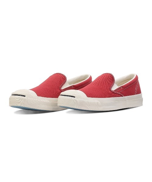 CONVERSE(コンバース)の「CONVERSE JACK PURCELL CL SLIP-ON(コンバース ジャックパーセル CL スリップオン)(スリッポン・メンズ・レッド・26.5cm/26cm/25.5cm/25cm/24.5cm/24cm/23cm)」の1枚目の写真