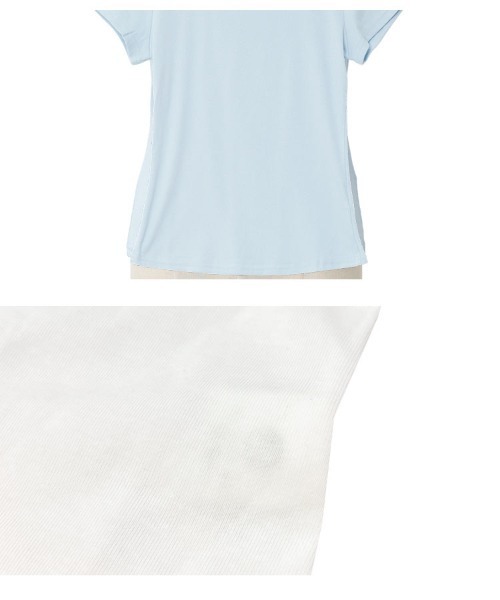 KOBE LETTUCE(コウベレタス)の「UネックフィットTシャツ(Tシャツ/カットソー・レディース・ブラック/オフホワイト/グレー/ブルー・M)」の13枚目の写真
