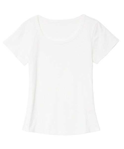 KOBE LETTUCE(コウベレタス)の「UネックフィットTシャツ(Tシャツ/カットソー・レディース・ブラック/オフホワイト/グレー/ブルー・M)」の14枚目の写真