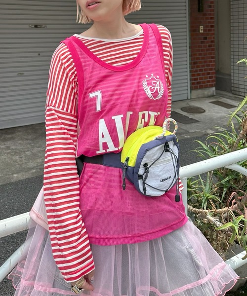 Alley Tokyo(アリートーキョー)の「ウエストポーチ(ボディバッグ/ウエストポーチ・レディース・イエロー/マルチ/ネイビー/ブラック/レッド・FREE)」の22枚目の写真