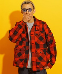 ROTAR | Buffalo Check Shirt Jacket(ミリタリージャケット)