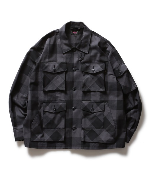 Buffalo Check Shirt Jacket（ミリタリージャケット）｜ROTAR