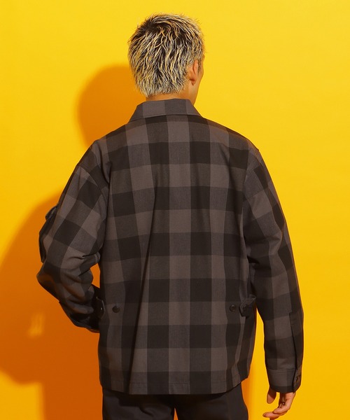 ROTAR(ローター)の「Buffalo Check Shirt Jacket(ミリタリージャケット・メンズ・グリーン/チャコールグレー/レッド・X-LARGE/LARGE/MEDIUM)」の5枚目の写真