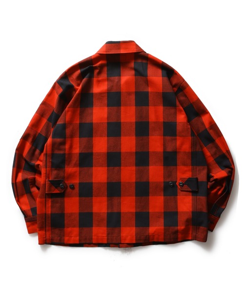 ROTAR(ローター)の「Buffalo Check Shirt Jacket(ミリタリージャケット・メンズ・グリーン/チャコールグレー/レッド・X-LARGE/LARGE/MEDIUM)」の11枚目の写真
