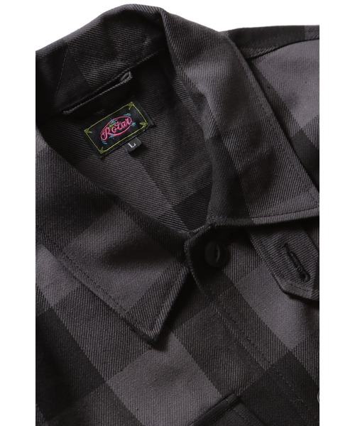 ROTAR(ローター)の「Buffalo Check Shirt Jacket(ミリタリージャケット・メンズ・グリーン/チャコールグレー/レッド・X-LARGE/LARGE/MEDIUM)」の16枚目の写真