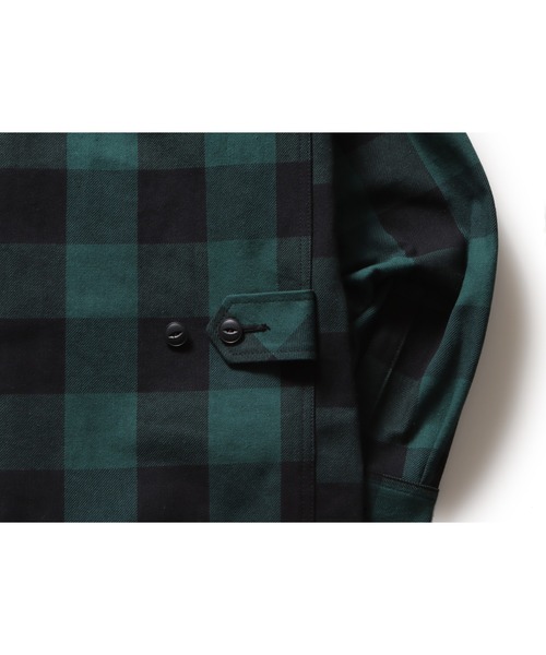 ROTAR(ローター)の「Buffalo Check Shirt Jacket(ミリタリージャケット・メンズ・グリーン/チャコールグレー/レッド・X-LARGE/LARGE/MEDIUM)」の17枚目の写真