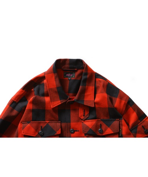 ROTAR(ローター)の「Buffalo Check Shirt Jacket(ミリタリージャケット・メンズ・グリーン/チャコールグレー/レッド・X-LARGE/LARGE/MEDIUM)」の20枚目の写真