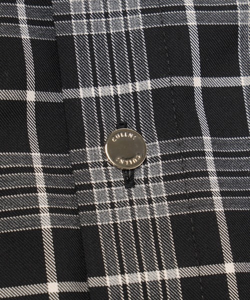 CULLNI（クルニ）の「Turtun Check Bow Tie Long Sleeve Shirt（シャツ/ブラウス・メンズ・ブラウン/ベージュ/ブラック/グレー・2/1/0）」の9枚目の写真