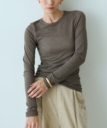 【接触冷感素材】ストレッチフライスカットソー