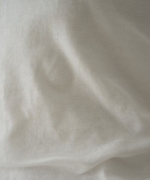qualite(カリテ)の「【接触冷感素材】ストレッチフライスカットソー(Tシャツ/カットソー・レディース・その他/オフホワイト/チャコールグレー・フリー)」の20枚目の写真