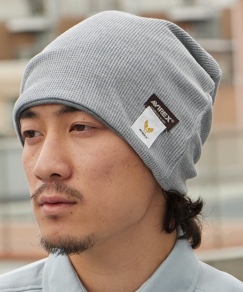 AVIREX(アヴィレックス)の「AVIREX/アビレックス AX REVERSIBLE SWEAT CAP リバーシブル スウェット キャップ ニット帽 ビーニー オールシーズン ストリート カジュアル メンズ レディース 2026年 夏 夏服(ニットキャップ/ビーニー・メンズ・ブラック/グレー/ブラウン・FREE)」の18枚目の写真