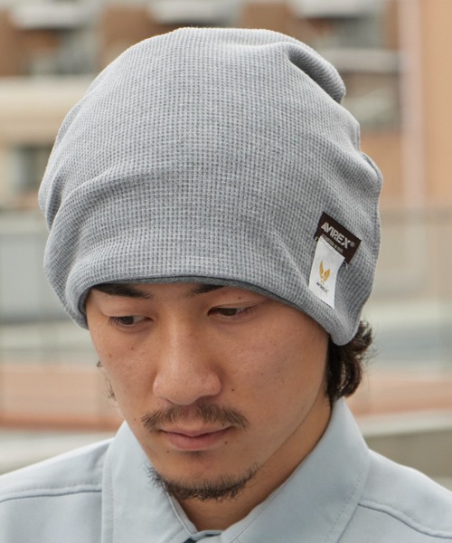AVIREX(アヴィレックス)の「AVIREX/アビレックス AX REVERSIBLE SWEAT CAP リバーシブル スウェット キャップ ニット帽 ビーニー オールシーズン ストリート カジュアル メンズ レディース 2026年 夏 夏服(ニットキャップ/ビーニー・メンズ・ブラック/グレー/ブラウン・FREE)」の16枚目の写真