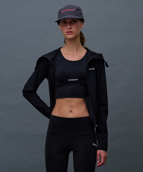 MENASOO（ミナス）の「Face Cover Zip Up Jersey_Black（ナイロンジャケット・レディース・ブラック・SMALL/MEDIUM/LARGE/X-LARGE）」の17枚目の写真