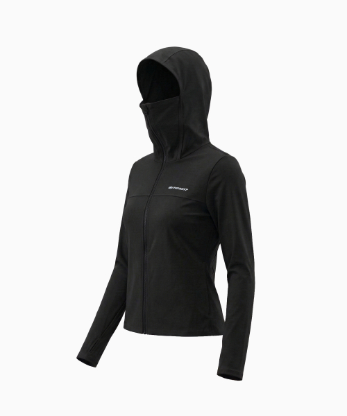 MENASOO（ミナス）の「Face Cover Zip Up Jersey_Black（ナイロンジャケット・レディース・ブラック・SMALL/MEDIUM/LARGE/X-LARGE）」の20枚目の写真
