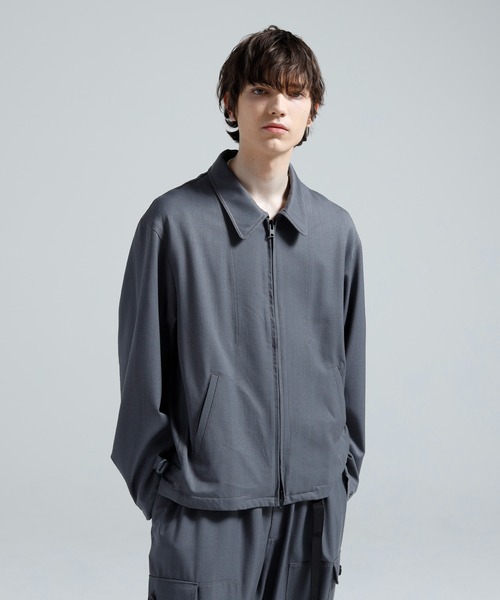 Y-3(ワイスリー)の「Y-3 WOOL TAILORED BLOUSON(ブルゾン・メンズ・グレー・SMALL/MEDIUM/LARGE/X-LARGE/X-SMALL)」の1枚目の写真